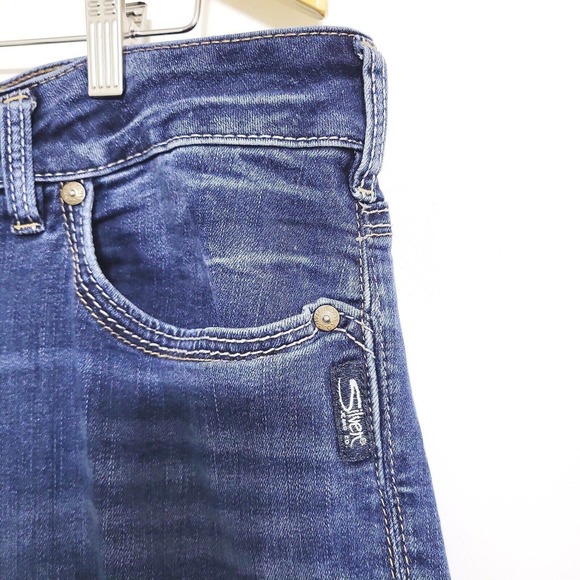 SILVER SUKI SURPLUS WOMEN’S DENIM PLUS SIZE JEANS SIZE 22 (40X27) ANKLE SLIM - Picture 5 of 10